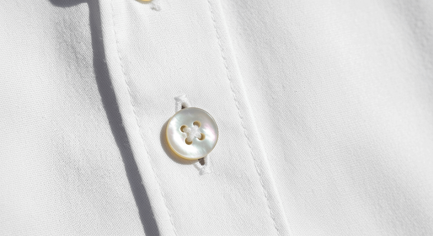 Mother-of-Pearl Buttons & High-Density Seams