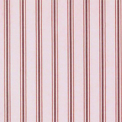 Dark red striped non-iron