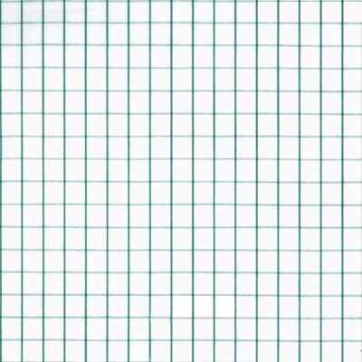 Popline green checked
