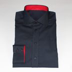 Black Shirt with Red Contrasting Color – Preview 2