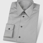 Elegant Kent Collar Shirt Mediumgrey – Preview 1