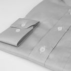 Graues Stehkragenhemd – Vorschau 7