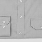 Graues Stehkragenhemd – Vorschau 8