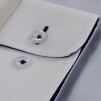 Shirt with Button-Down Collar Blue and White – Preview 4