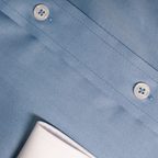 Pflegeleichtes günstiges Businesshemd Blau – Vorschau 3