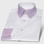 Trendiges Designhemd Flieder – Vorschau 1