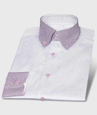 Trendiges Designhemd Flieder