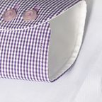 Trendiges Designhemd Flieder – Vorschau 5