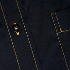 Black Design Shirt with Cutaway Collar 2-Buttons Non-iron – Preview 2