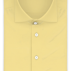 Popeline Baumwolle Vanille Freizeithemd Kurzarm – Vorschau 1