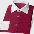 Klassisches Hemd in elegantem Rot – Vorschau 1
