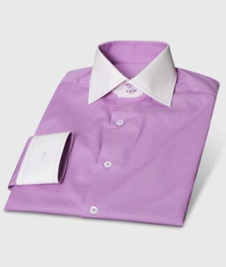 Trendy Pink Shirt with 2-Button Cuffs