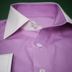 Trendy Pink Shirt with 2-Button Cuffs – Preview 2