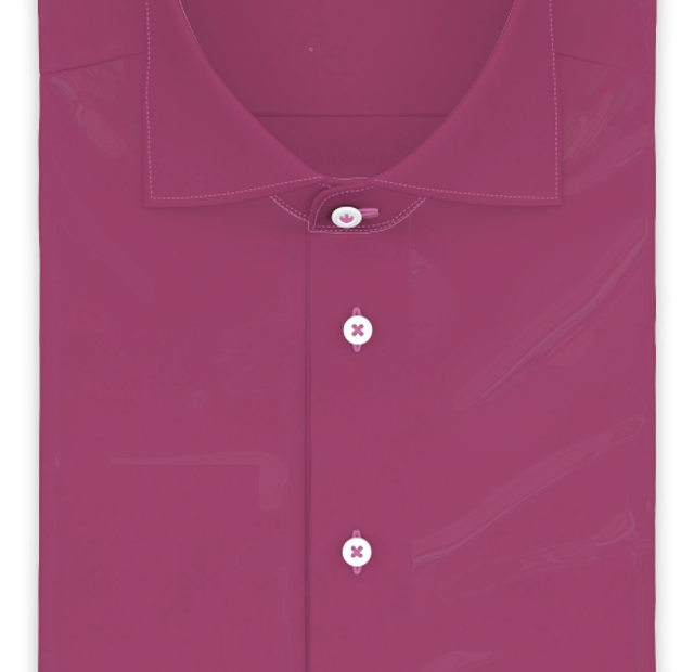 Popeline Baumwolle Pink Freizeithemd Kurzarm – Vorlagenbild