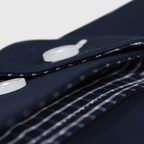 Dark blue Button-Under-Shirt with Checkered Contrasting Fabric – Preview 4