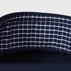 Dark blue Button-Under-Shirt with Checkered Contrasting Fabric – Preview 2