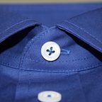 Blue Cutaway Collar Shirt and Double Botton Cuff – Preview 5