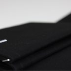 Black shirt with different buttonhole colour and button thread – Preview 3