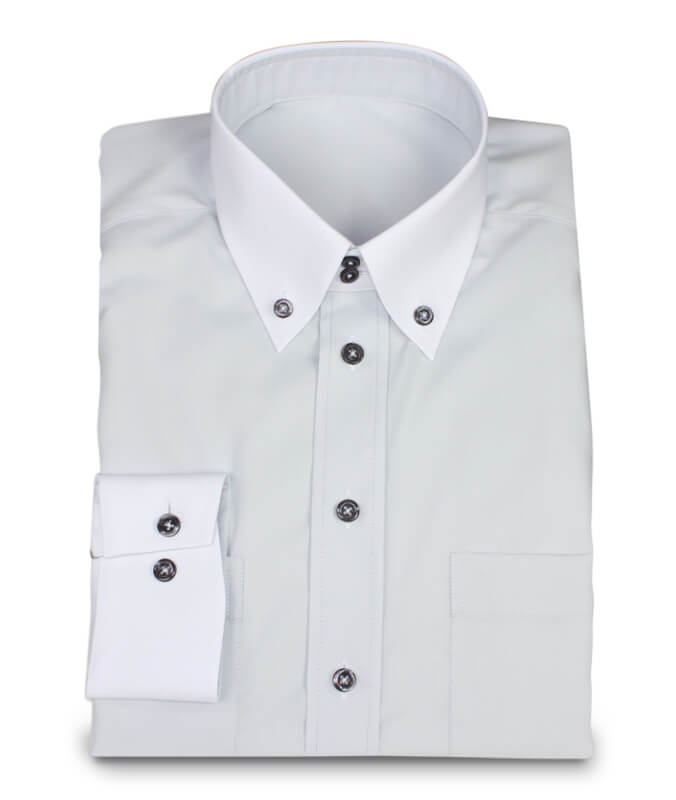 Easy-Case Shirt Poplin Lightgrey Grey