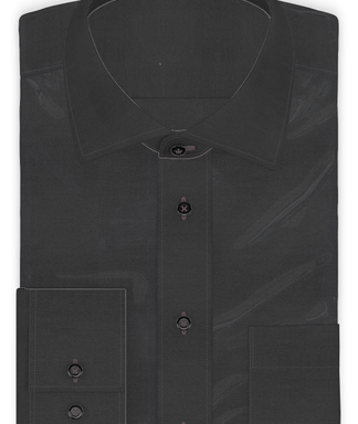 Twill Dunkelgrau easy-care Freizeithemd