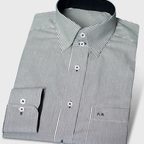 Fancy Business Shirt Black and White – Preview 1