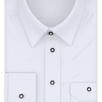 Popeline Blau gepunktet Trachtenhemd – Vorschau 1