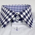 Designerhemd mit Karo-Applikationen – Vorschau 3