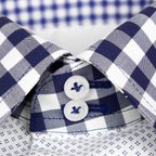 Designerhemd mit Karo-Applikationen – Vorschau 5