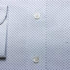 Blau gepunktetes Business- oder Trachtenhemd – Vorschau 5