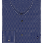 Popeline Weiß gepunktet Trachtenhemd – Vorschau 1