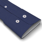 Popeline Weiß gepunktet Freizeithemd – Vorschau 2