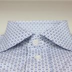 Blau gemustertes Hemd – Vorschau 3