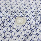 Blau gemustertes Hemd – Vorschau 4