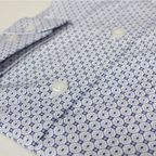 Blau gemustertes Hemd – Vorschau 5