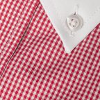 Shirt White Red Vichy Checks with Whte Collar and White Cuffs – Preview 5