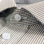 Freizeithemd in Karo-Look graubraun – Vorschau 5