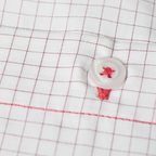 Rot-kariertes Button-Down-Hemd – Vorschau 2