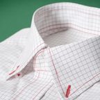 Rot-kariertes Button-Down-Hemd – Vorschau 3
