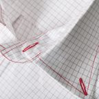 Rot-kariertes Button-Down-Hemd – Vorschau 4