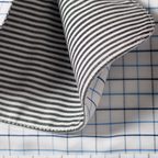 Blau-kariertes Businesshemd mit Stehkragen – Vorschau 3