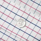 Colored Checkered Short Sleeve Shirt Button-Down Collar – Preview 3