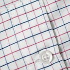 Colored Checkered Short Sleeve Shirt Button-Down Collar – Preview 4