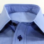 Kent-Kragen-Hemd blau – Vorschau 4