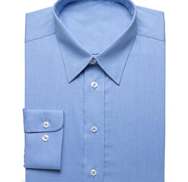 Elegantes Hemd mit Buttonunderkragen – Vorlagenbild