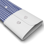 Vichykaro Blau Businesshemd – Vorschau 2