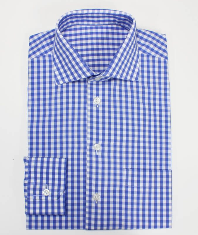 Blue Checkered Shirt Vichy