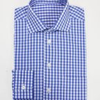 Blaukariertes Hemd in Vichykaro – Vorschau 1