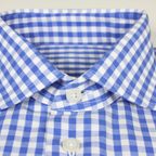 Blaukariertes Hemd in Vichykaro – Vorschau 4