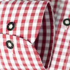 Trachtenhemd Karo Rot – Vorschau 5