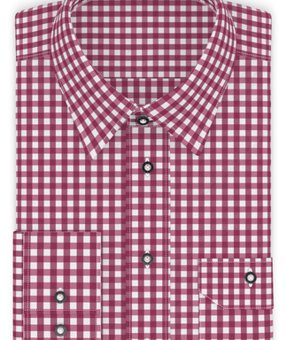 Vichykaro Rot Trachtenhemd